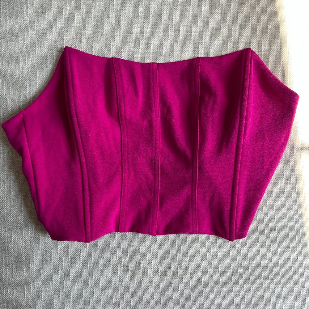Nasty Gal Crop Top (Hot Pink)